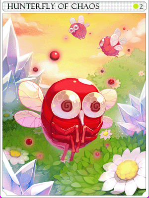 混沌赤蒼蠅卡片卡片插畫