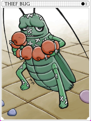 瑪勒盜蟲卡片卡片插畫