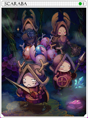 甲蟲卡片卡片插畫