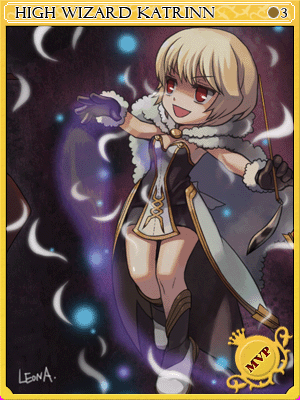 闇●超魔導師 凱特莉娜卡片卡片插畫