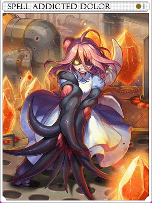 魔癮朵洛爾卡片卡片插畫