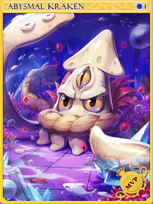 深海魔鬼大烏賊卡片卡片插畫