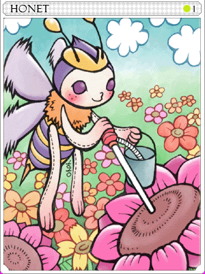 蜂兵卡片卡片插畫
