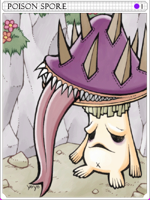 毒魔菇卡片卡片插畫