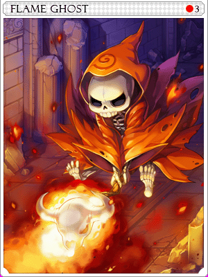 火魔巫師卡片卡片插畫