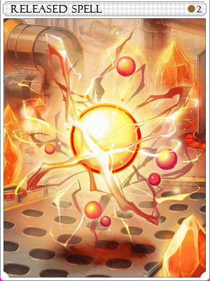 釋放魔力卡片卡片插畫