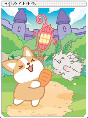 阿吉與魔法之都卡片卡片插畫