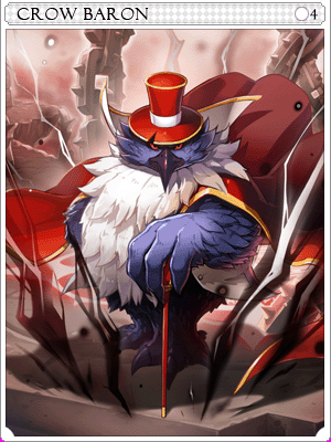 鴉魔男爵卡片卡片插畫