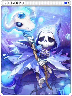 冰魔巫師卡片卡片插畫