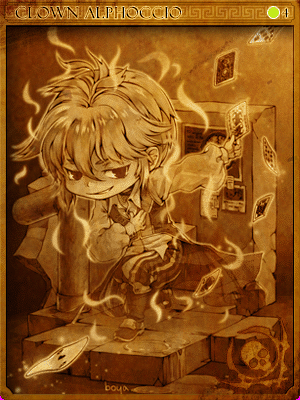 封印闇●搞笑藝人 雅歐帕奇爾卡片卡片插畫