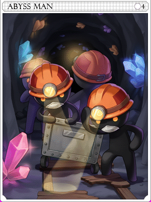 深淵礦工魔卡片卡片插畫