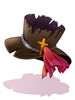 (服飾)闇神官帽(黑)物品圖片