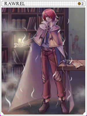 闇●魔法師卡片卡片插畫