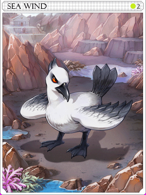 海風鳥卡片卡片插畫