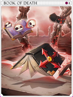 亡靈魔書卡片卡片插畫