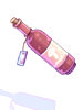 紅色香菇水果酒物品圖片