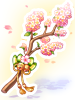 (服飾)仿真櫻花樹枝物品圖片