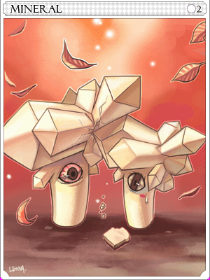 礦石魔卡片卡片插畫