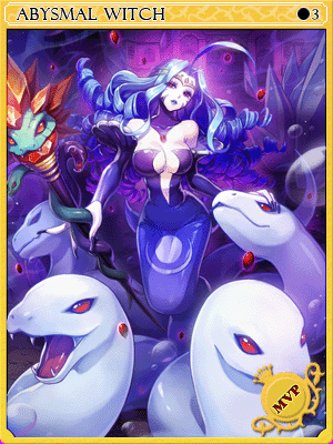 深海魔女卡片卡片插畫