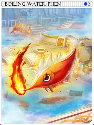 熱池劍魚卡片卡片插畫