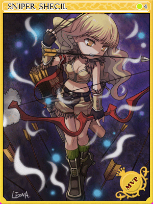 闇●神射手 迪文卡片卡片插畫