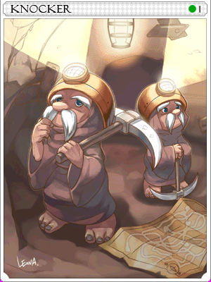 礦坑小精靈卡片卡片插畫