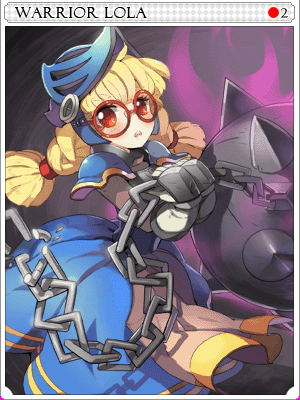 女戰士蘿拉卡片卡片插畫