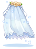 (服飾)純白婚紗物品圖片